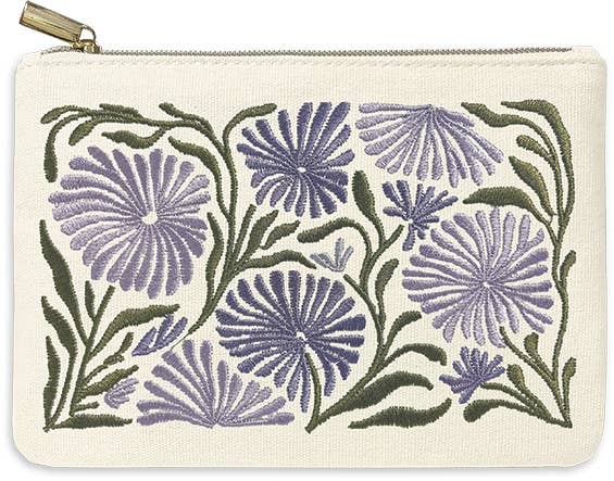 Allium Flower Market Zip Pouch