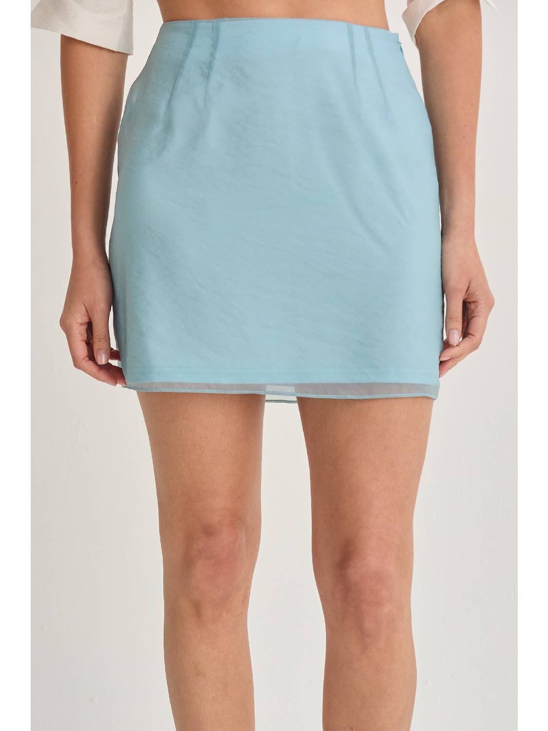 Zeah Organza Mini Skirt