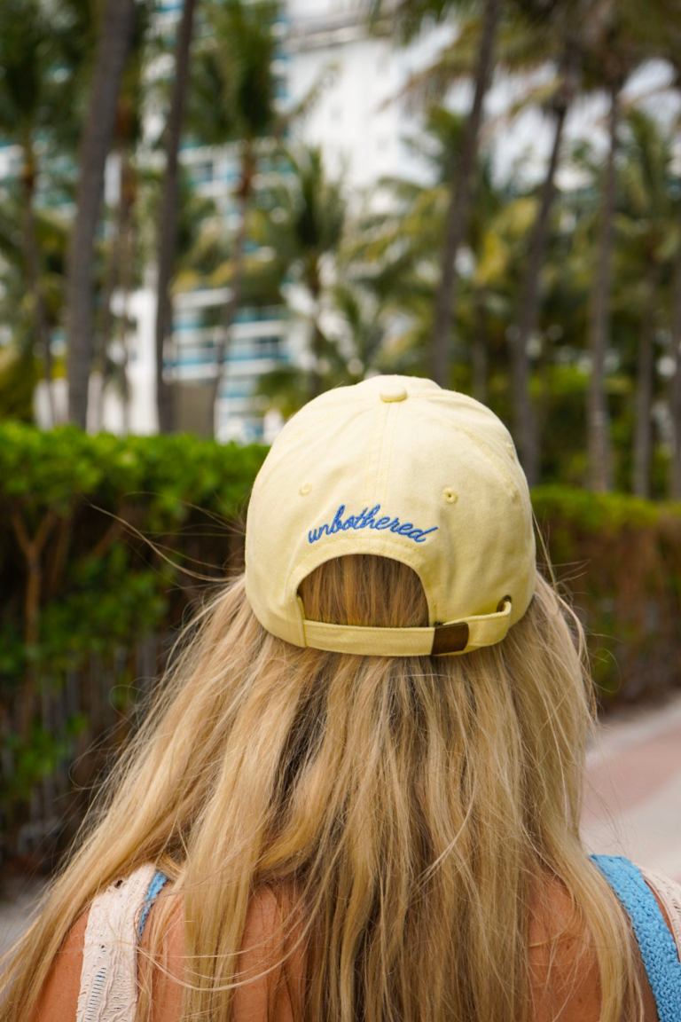 Dilly Dally Dad Cap - Butter Yellow