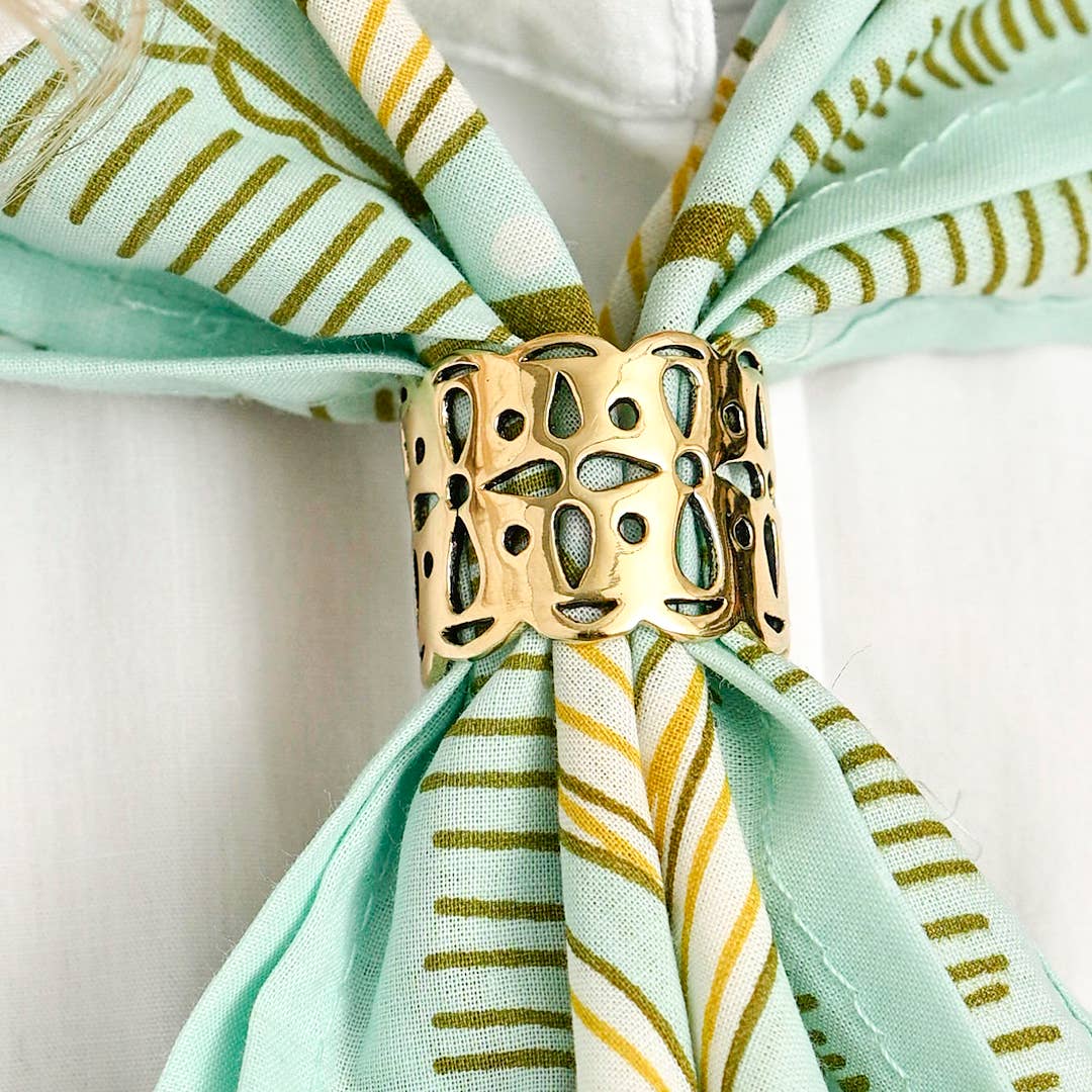 Tula Brass Bandana Slide
