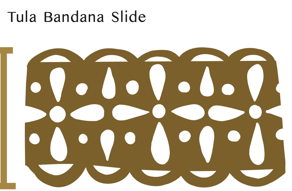 Tula Brass Bandana Slide