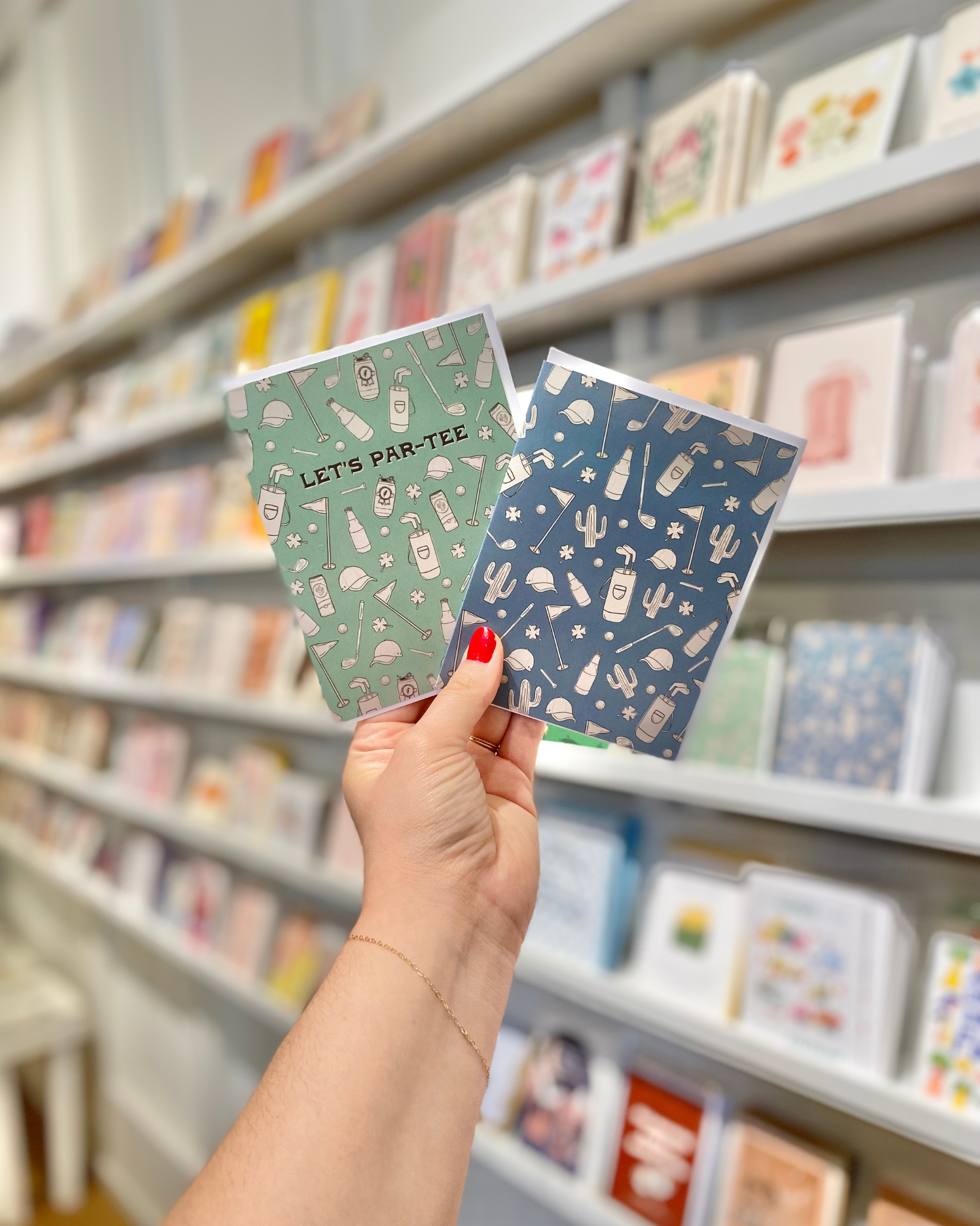 Let's Par-tee Golf Greeting Card