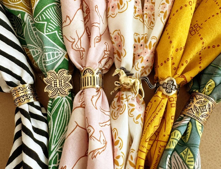 Amy Floral Bandana Slide