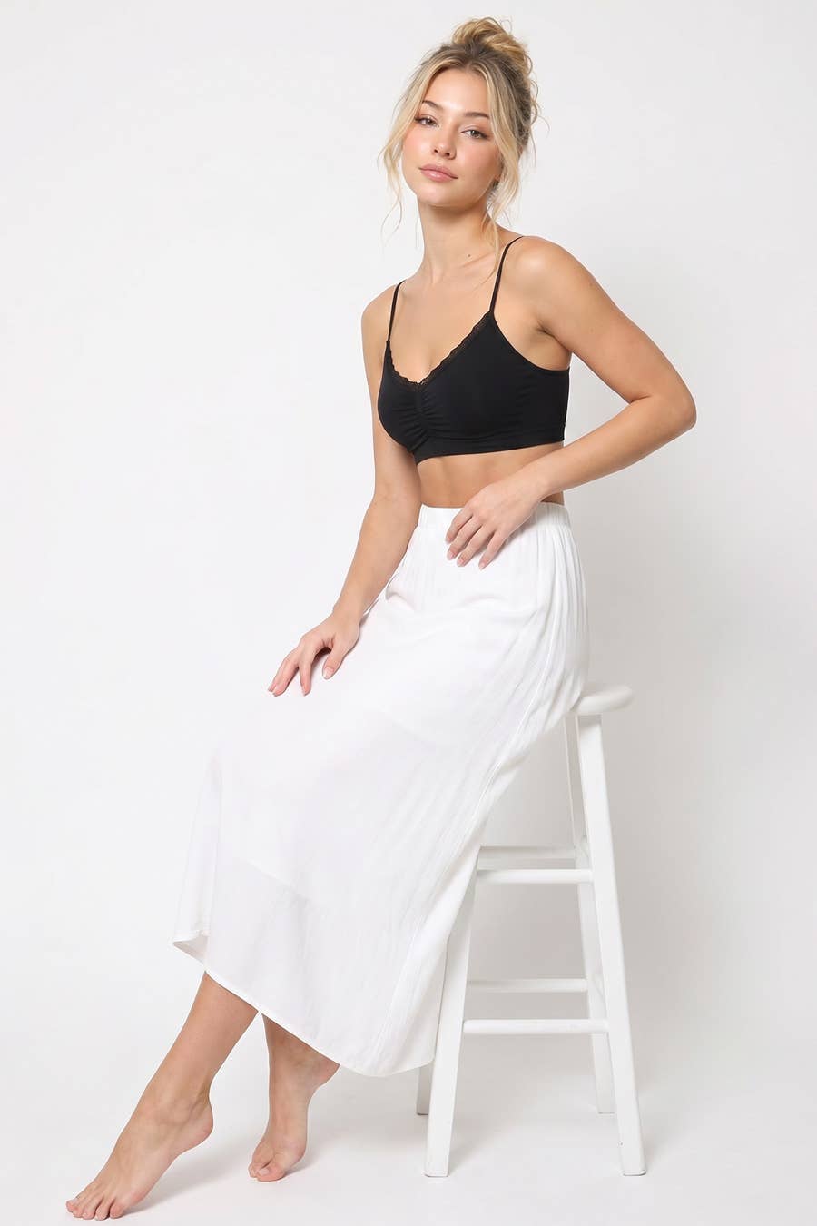 V Neck Lace Bralette