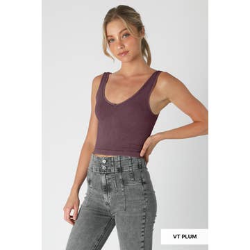 Vintage Reversible Crop Top