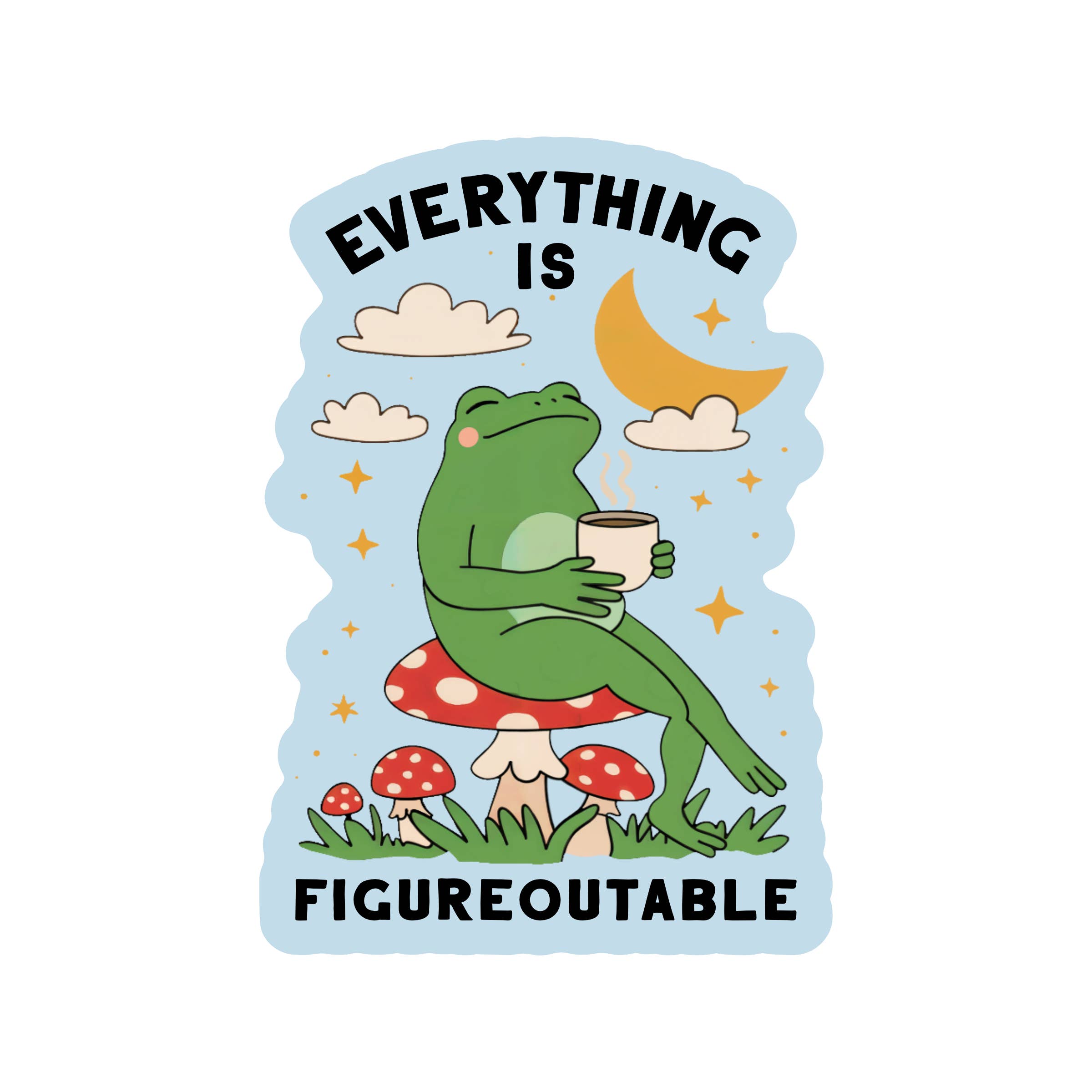 Figureoutable Frog High Quality Vinyl Sticker