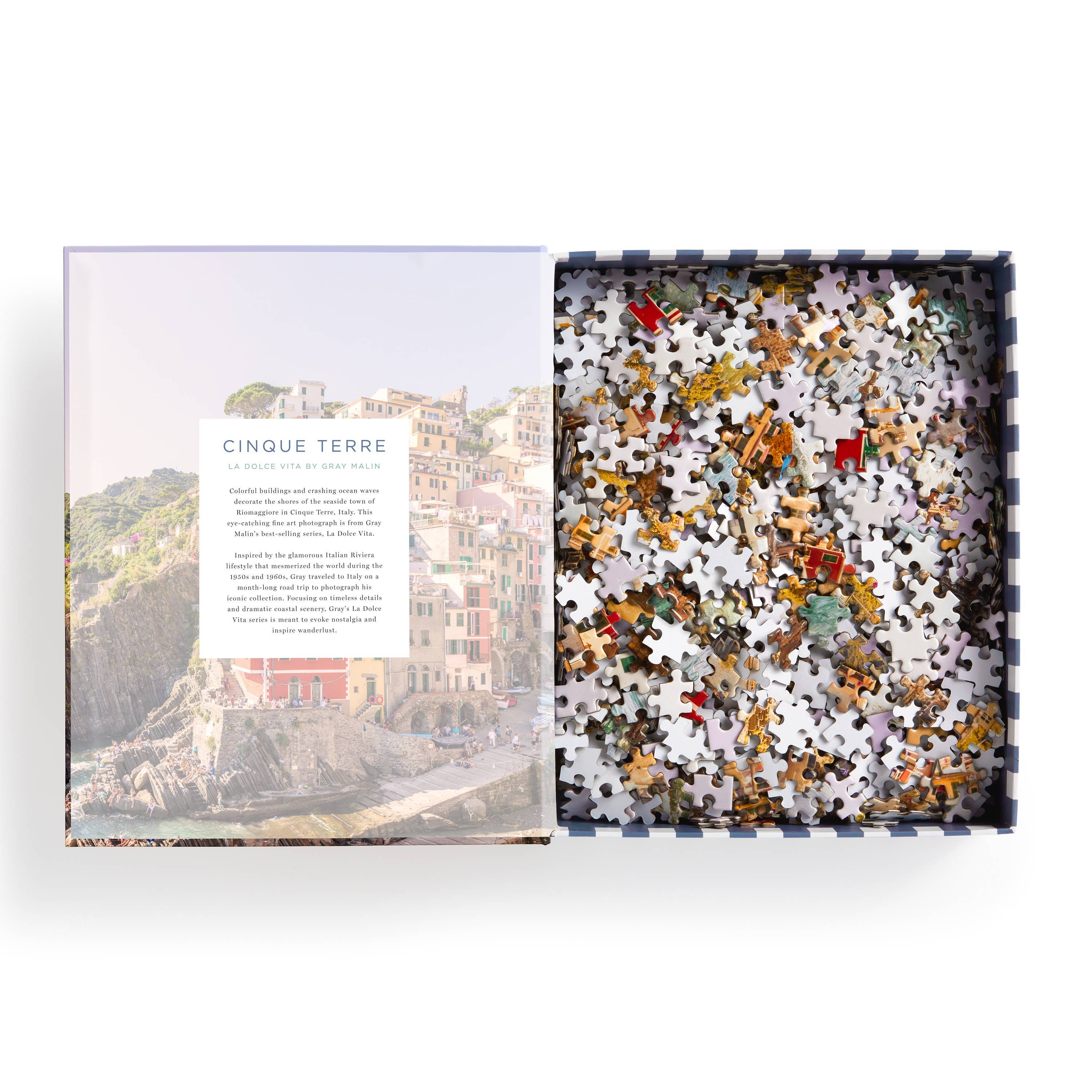 Cinque Terre Gray Malin 1000 Piece Book Puzzle