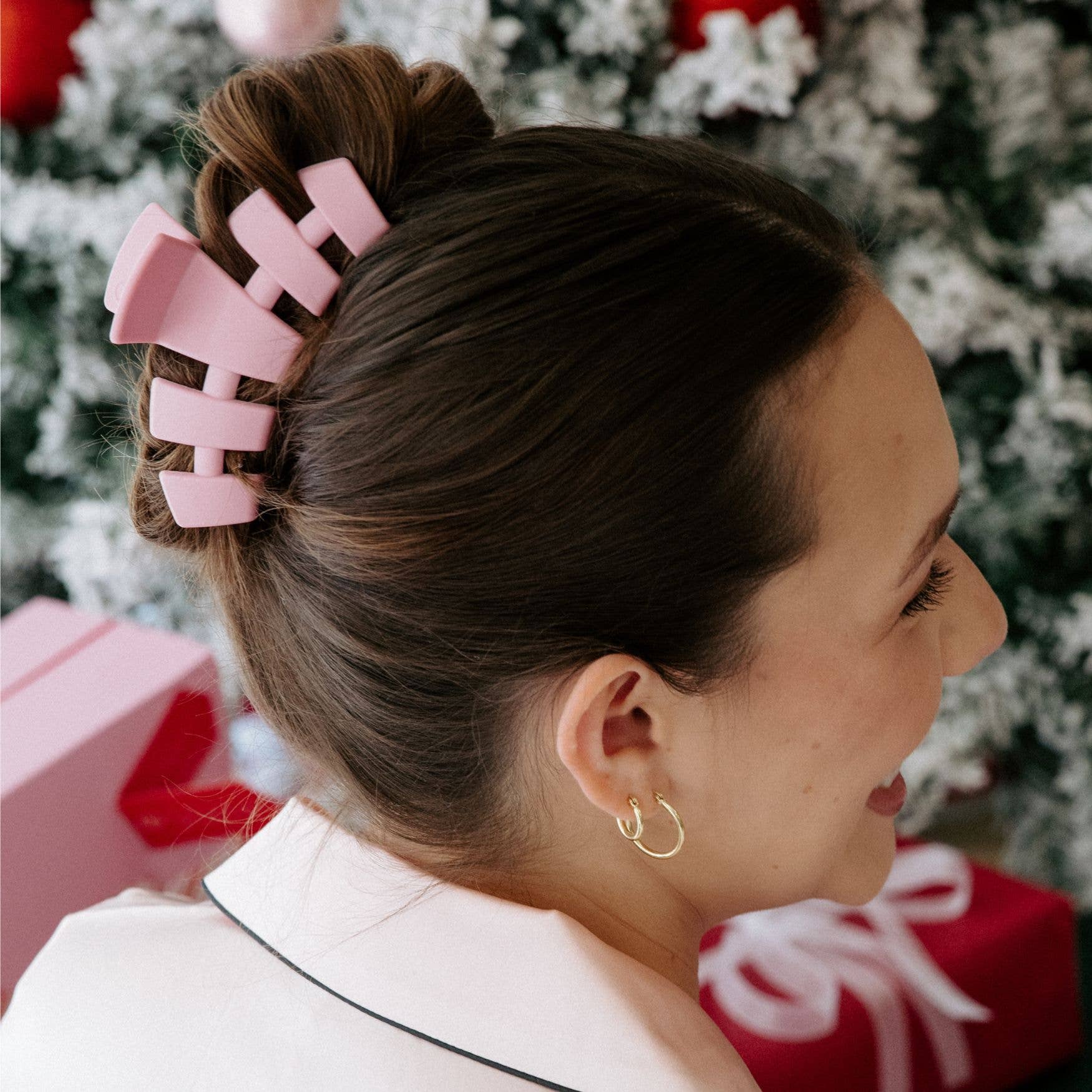 Merry Pinkmas Classic Hair Clip