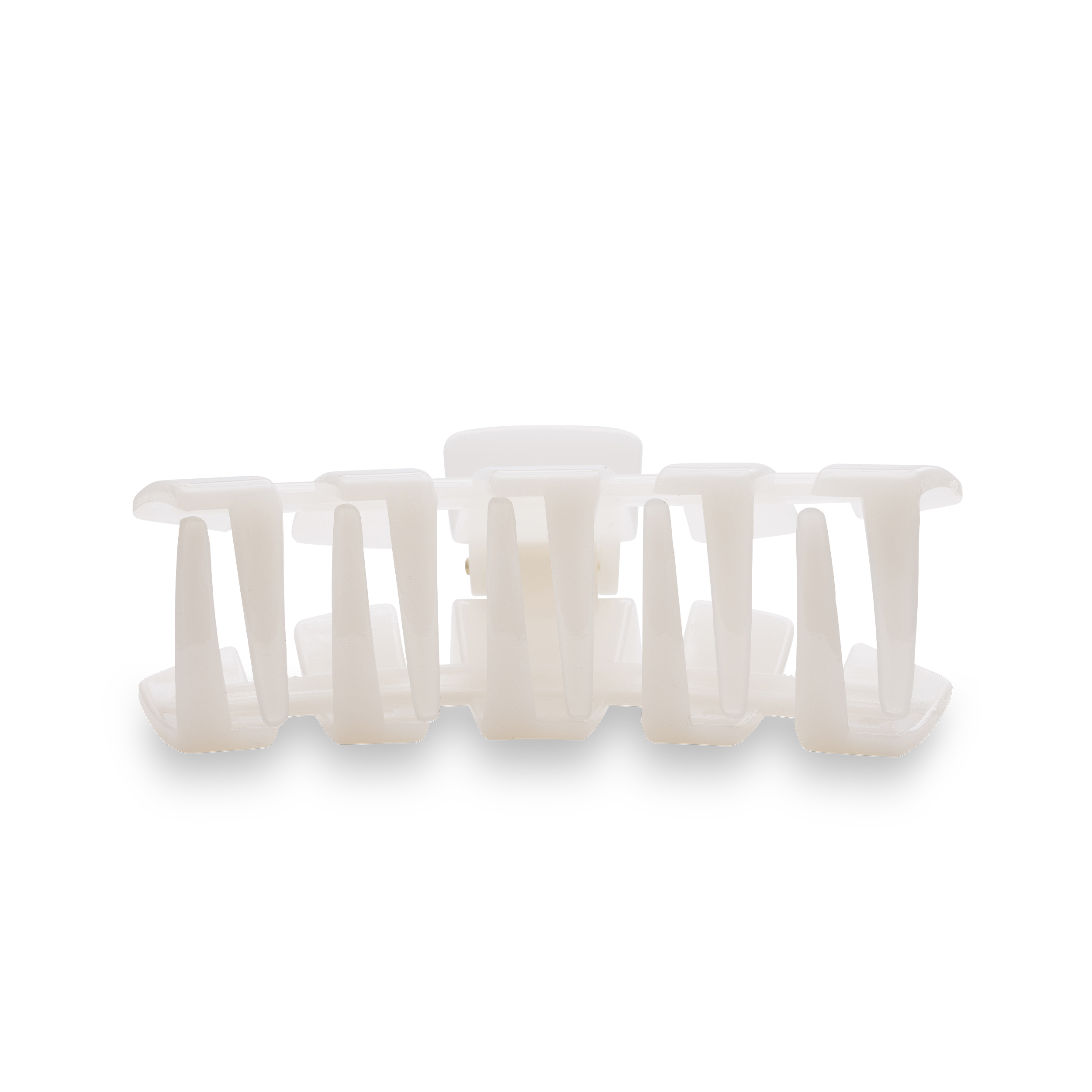 Coconut White Teleties Hair Clip