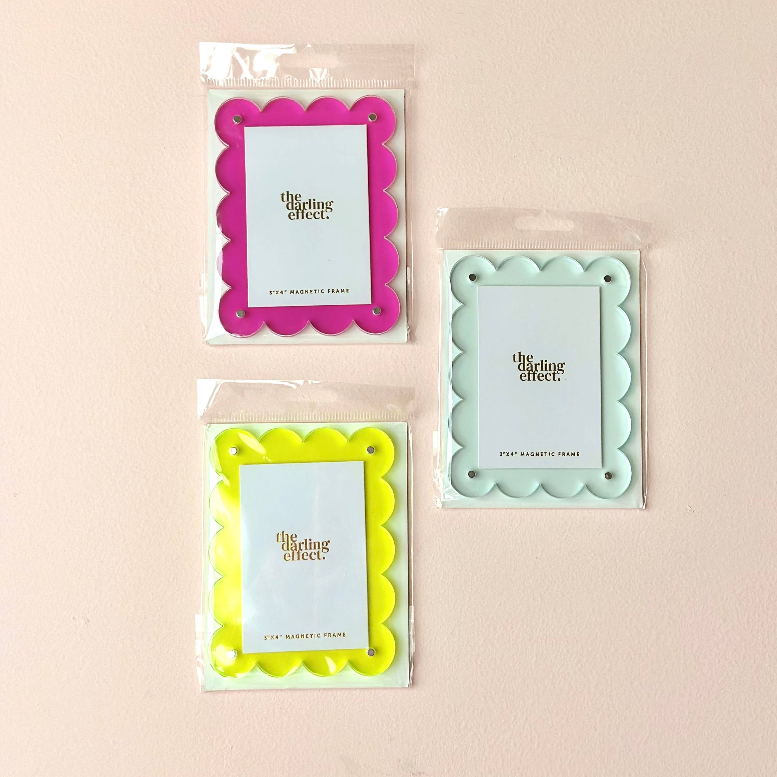 Mini Acrylic Picture Frame Magnet - Clear