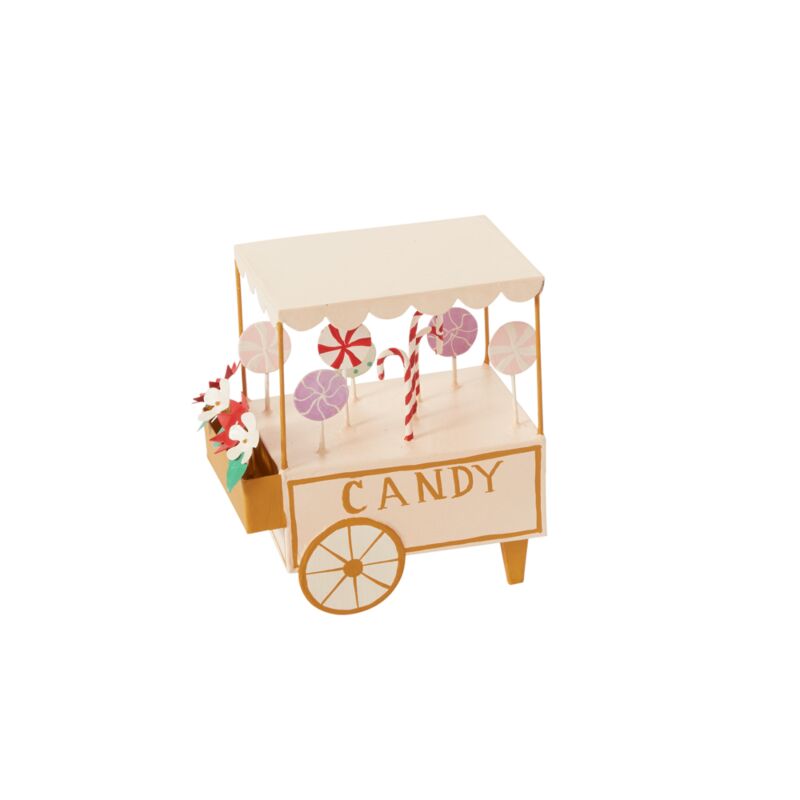 Santa's Plant Village - Candy Cart