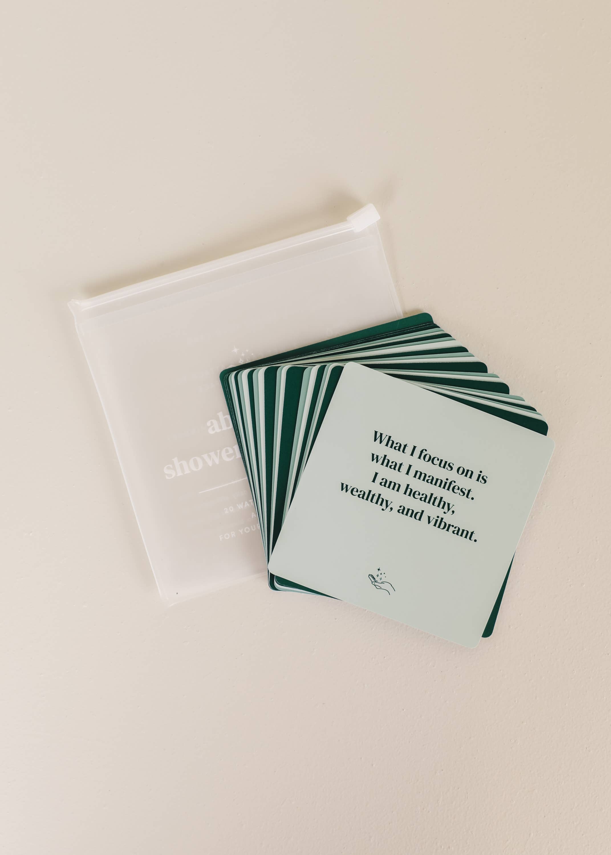 Abundance Shower Affirmation™ Cards