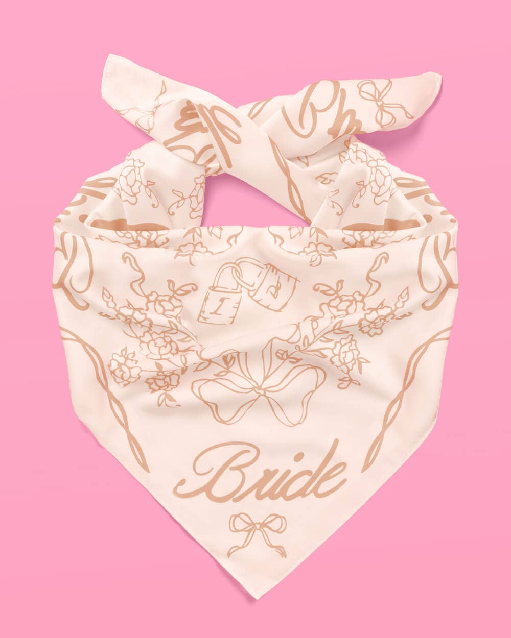 Bride Head Scarf - Tan