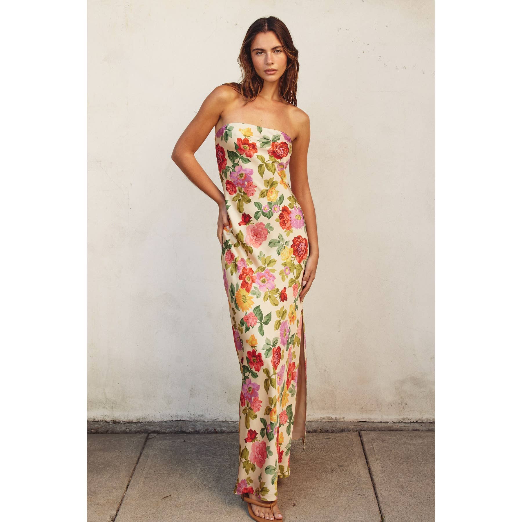 Gift of Love Strapless Maxi Dress