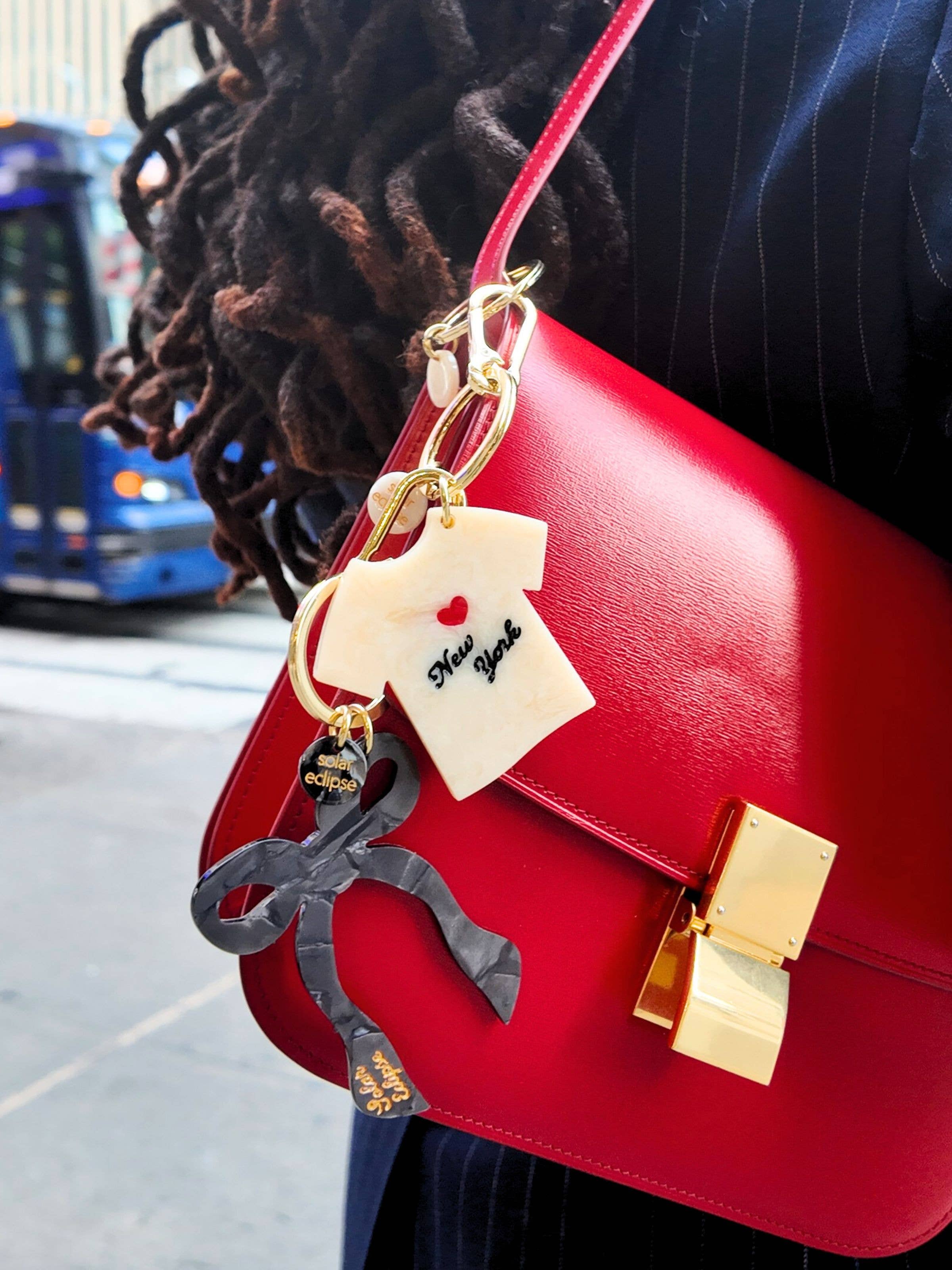 Coquette Bow Bag Charm