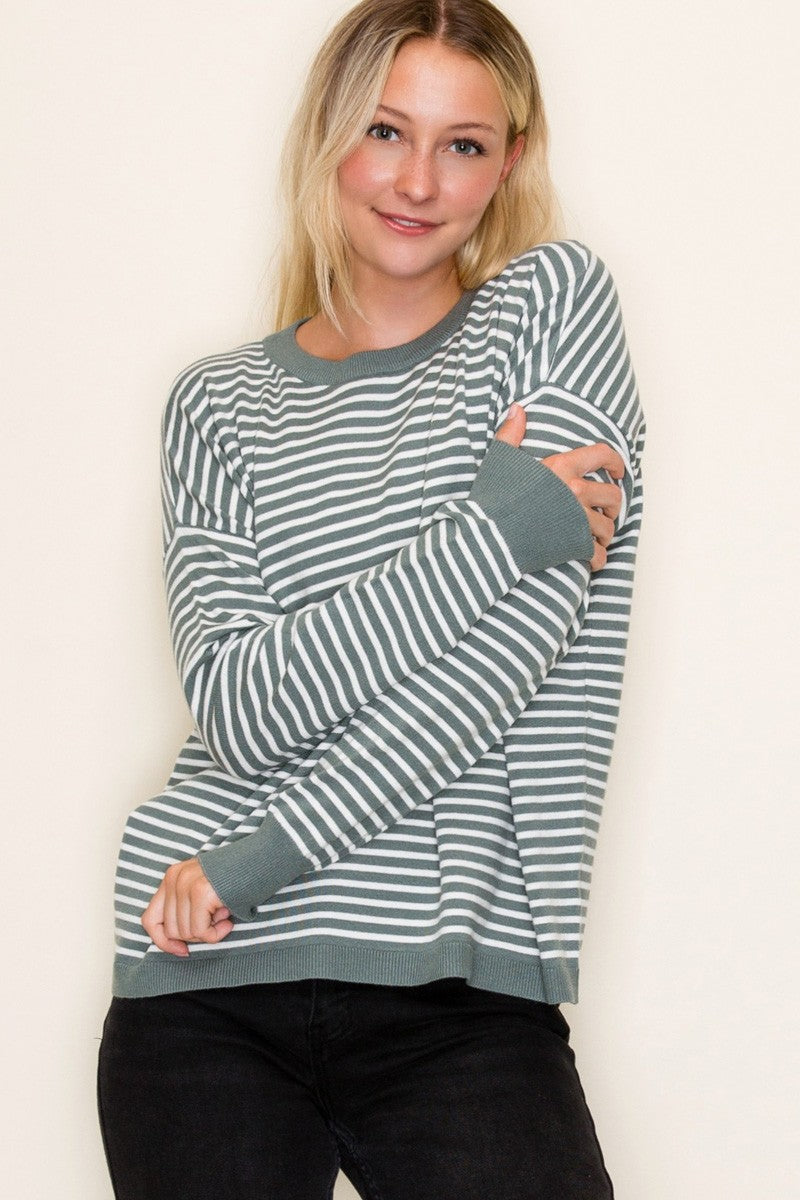 Coastal Drift Pullover Sweater