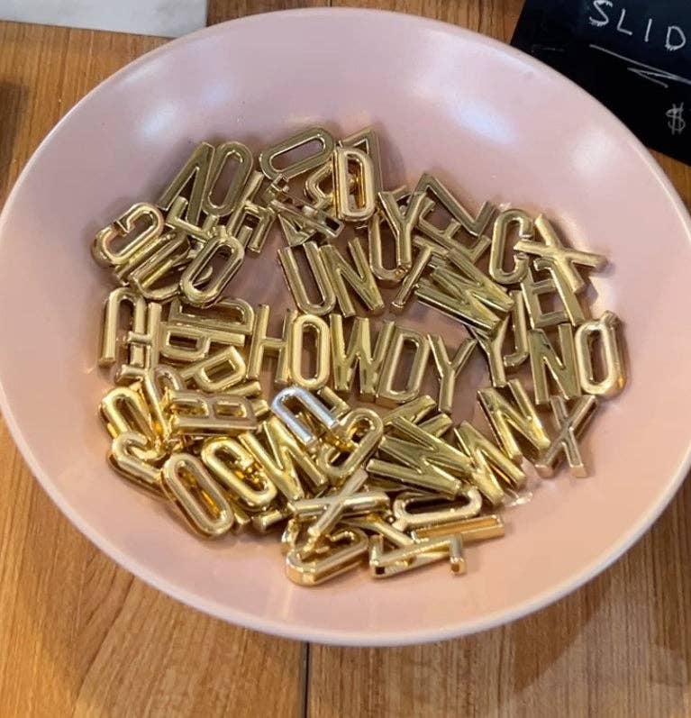 Gold Star Bandana Slide