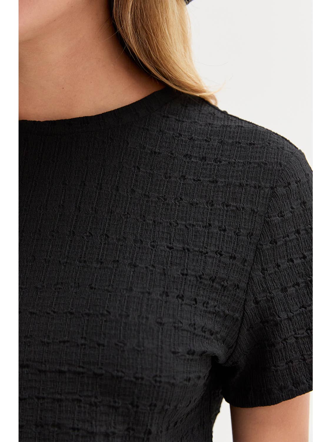 Jenna Textured Knit Two Piece Skirt Set