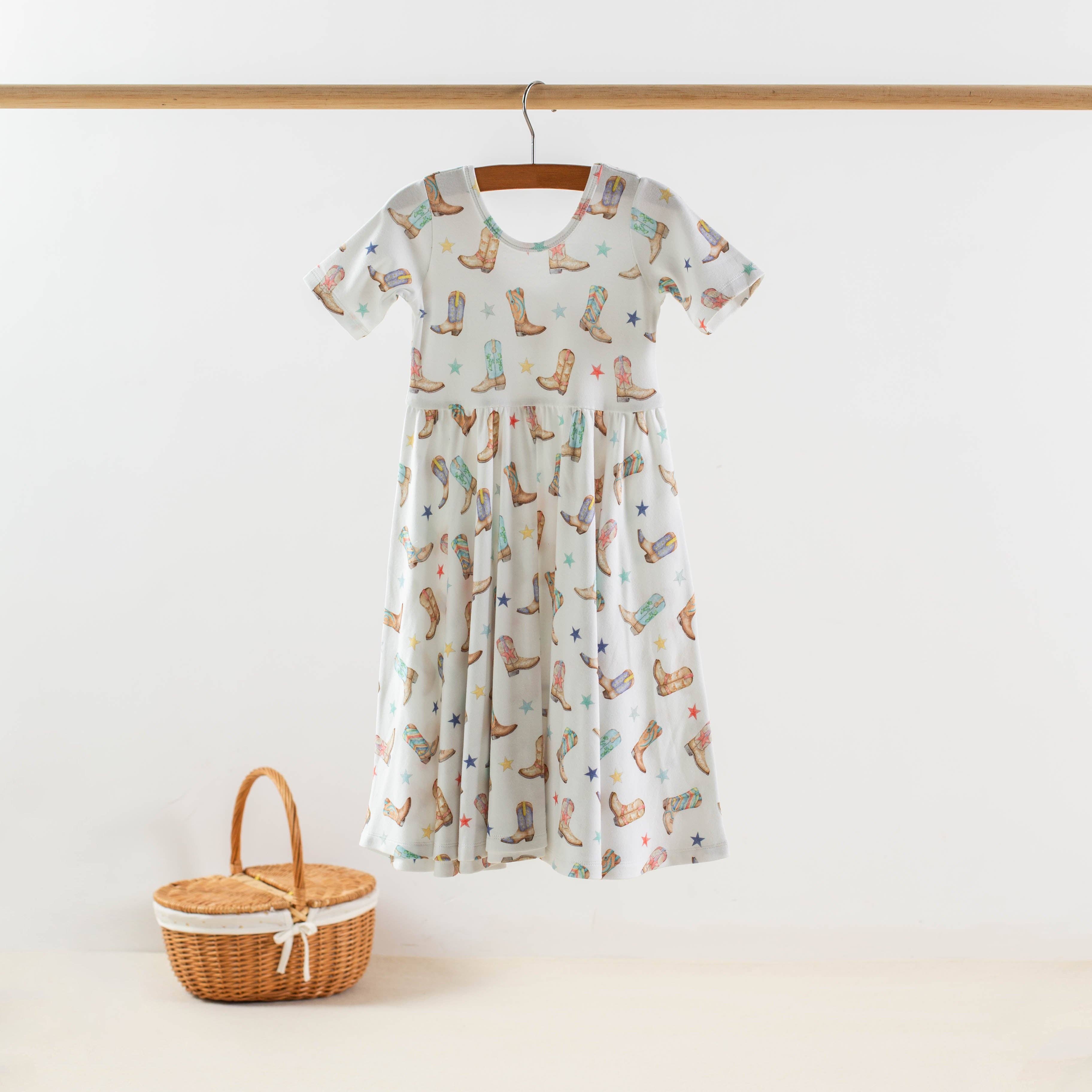 Giddy Up Organic Cotton Twirl Dress *FINAL SALE*