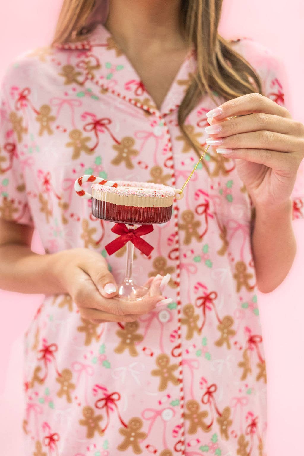 Peppermint Espresso Sleigh-tini Ornament