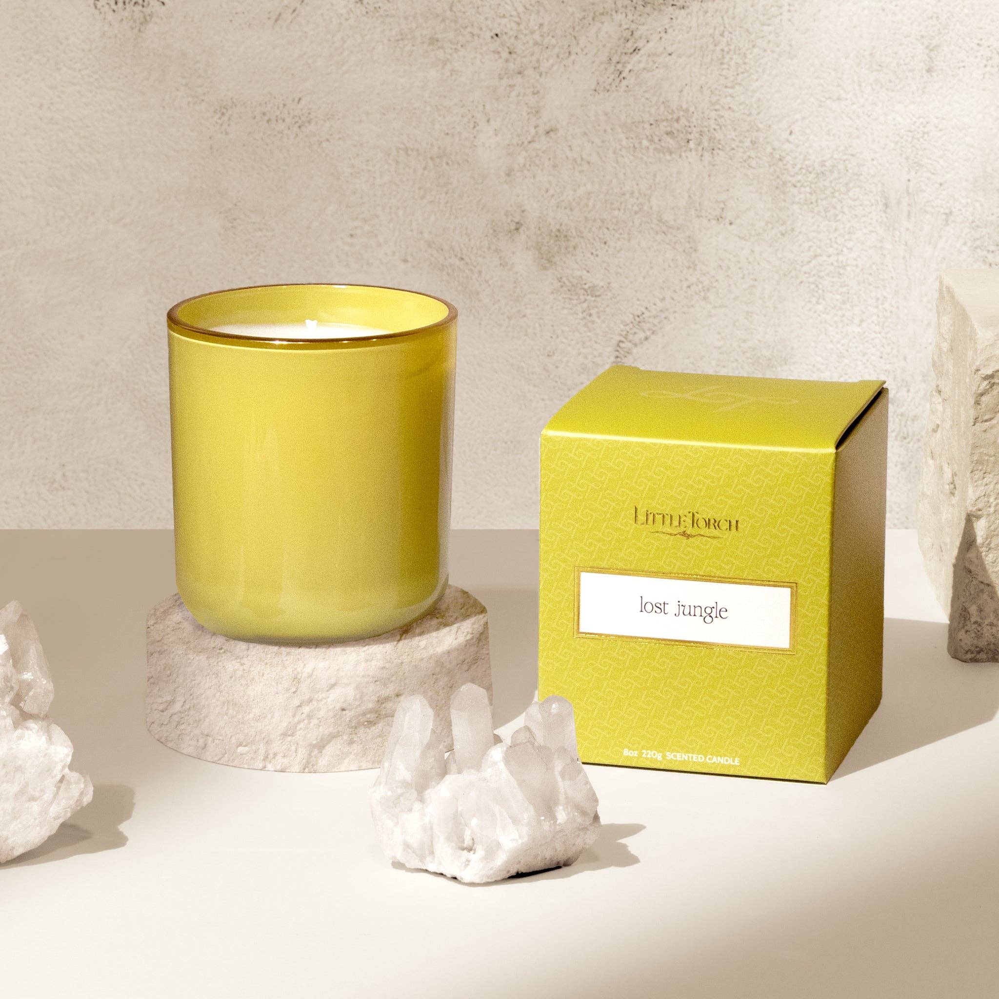 Lost Jungle Glass Candle