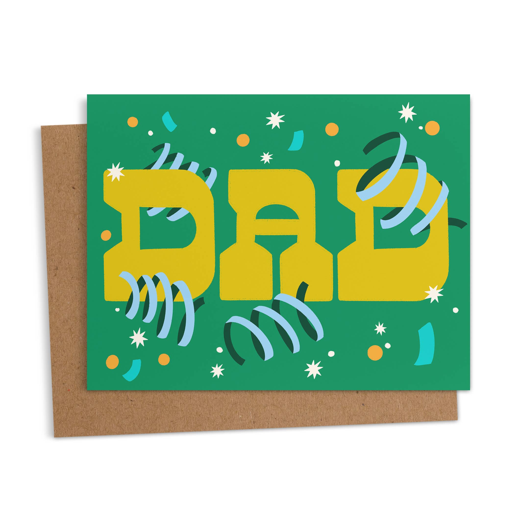Dad Ribbons Father's Day Greeting Card