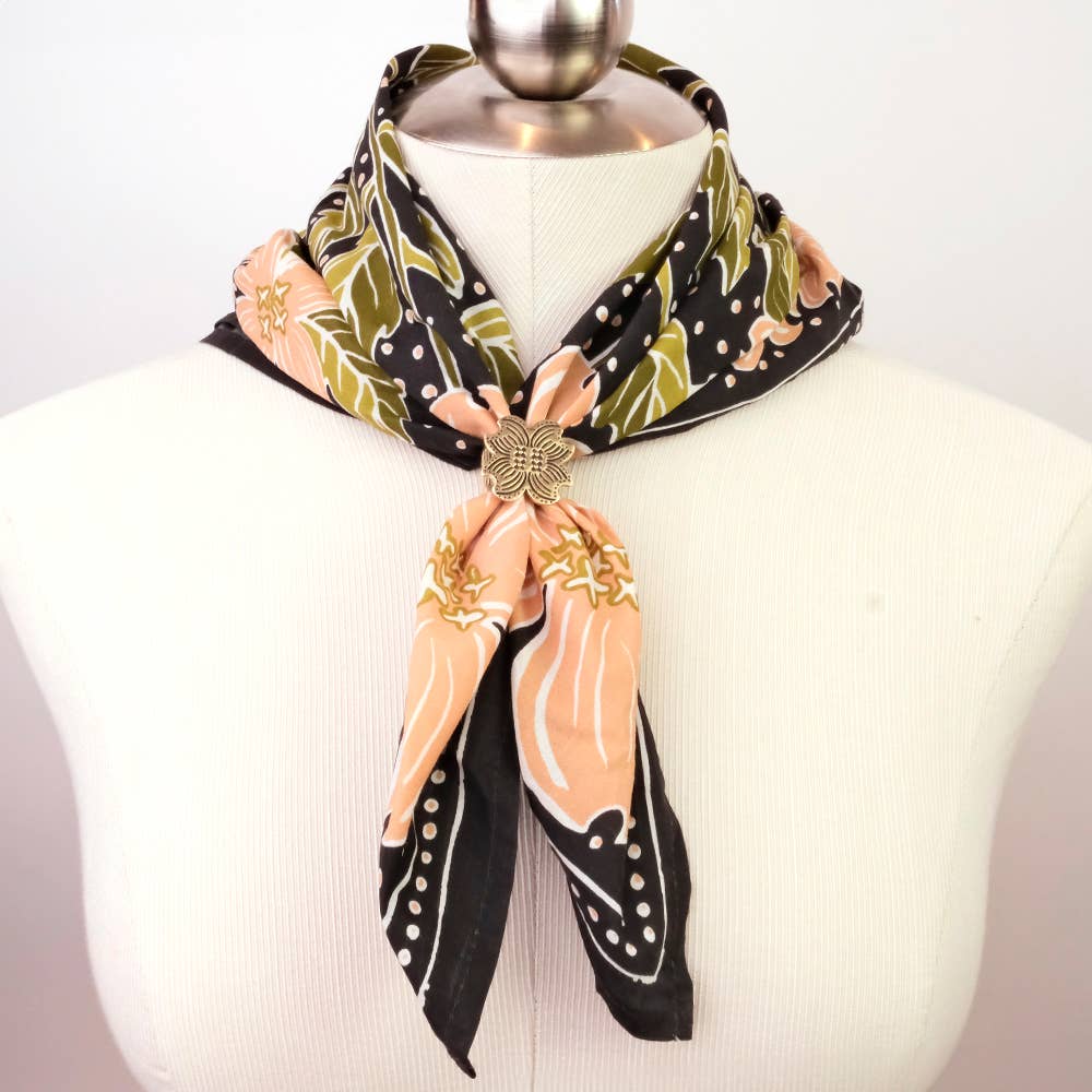 Amy Floral Bandana Slide