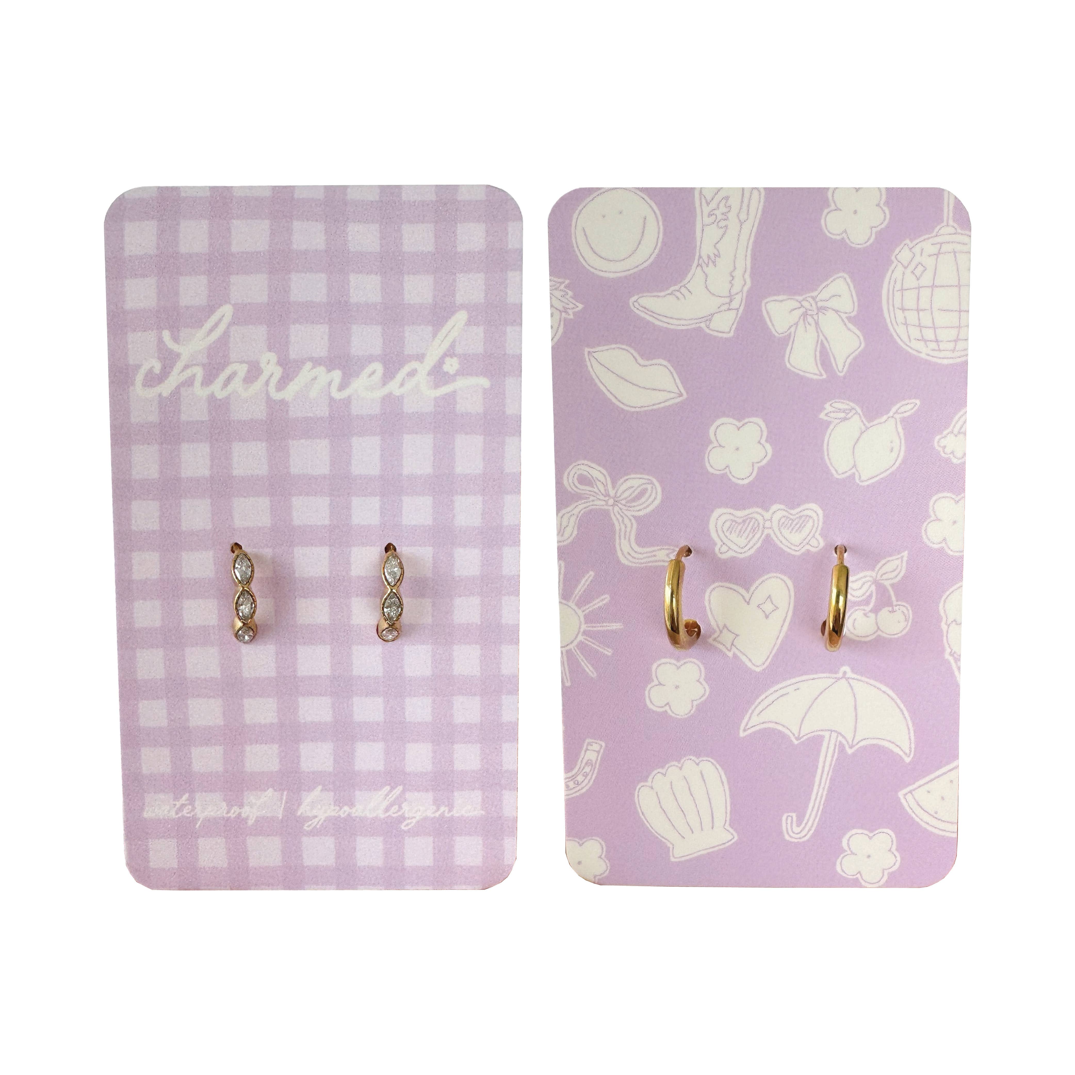 Sparkle Trio Hoop | Hypoallergenic & Click-In