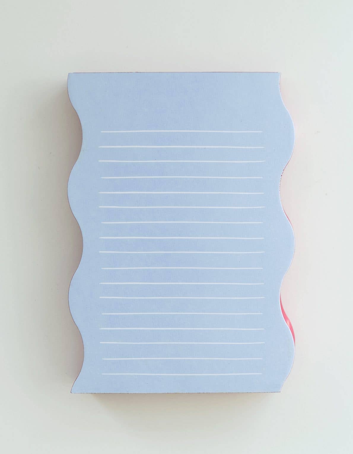 Blue + Cranberry Wavy Notepad