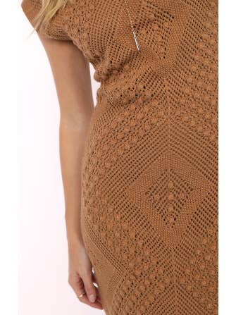 Wandering Intricate Knit Dress