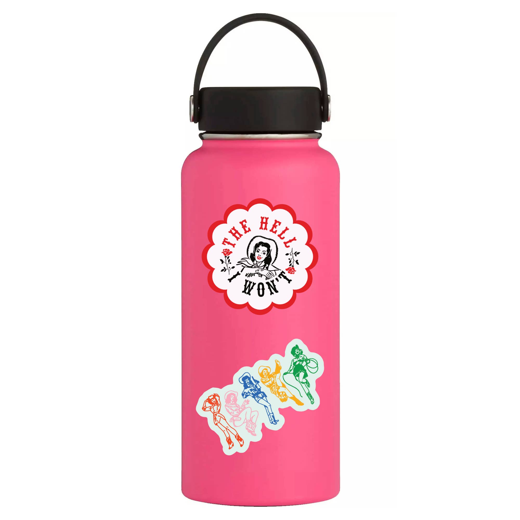 Colorful Cowgirls Sticker