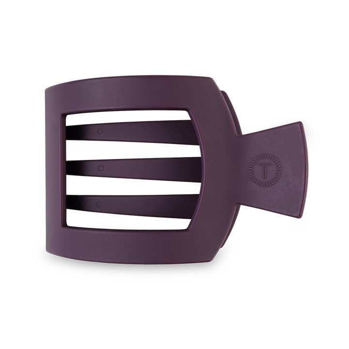 Burgundy Bliss Square Flat Hair Clip