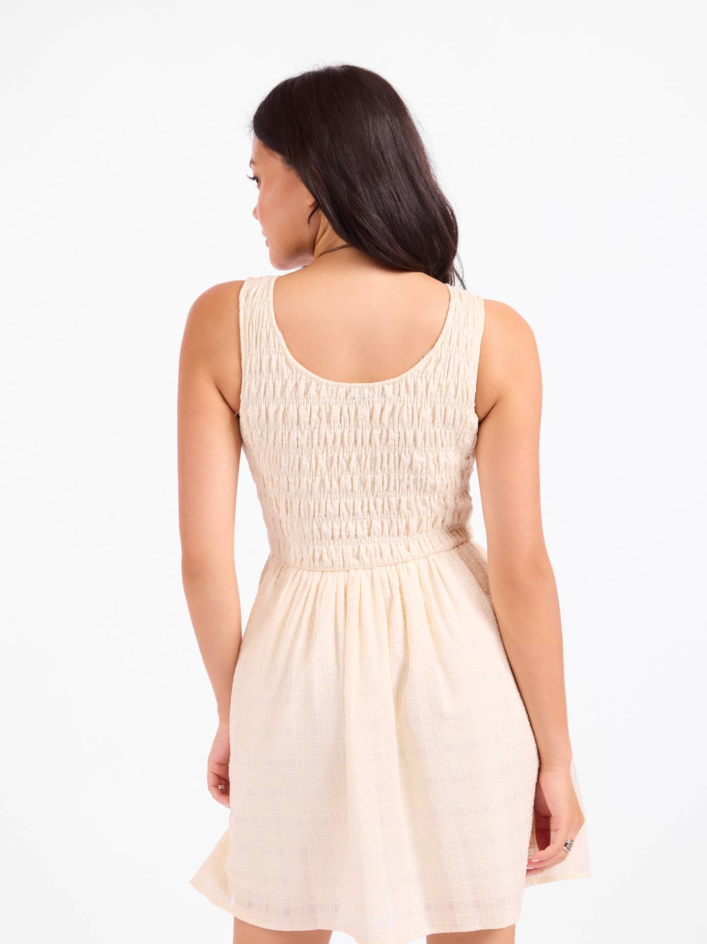 Solace Smocked Mini Dress