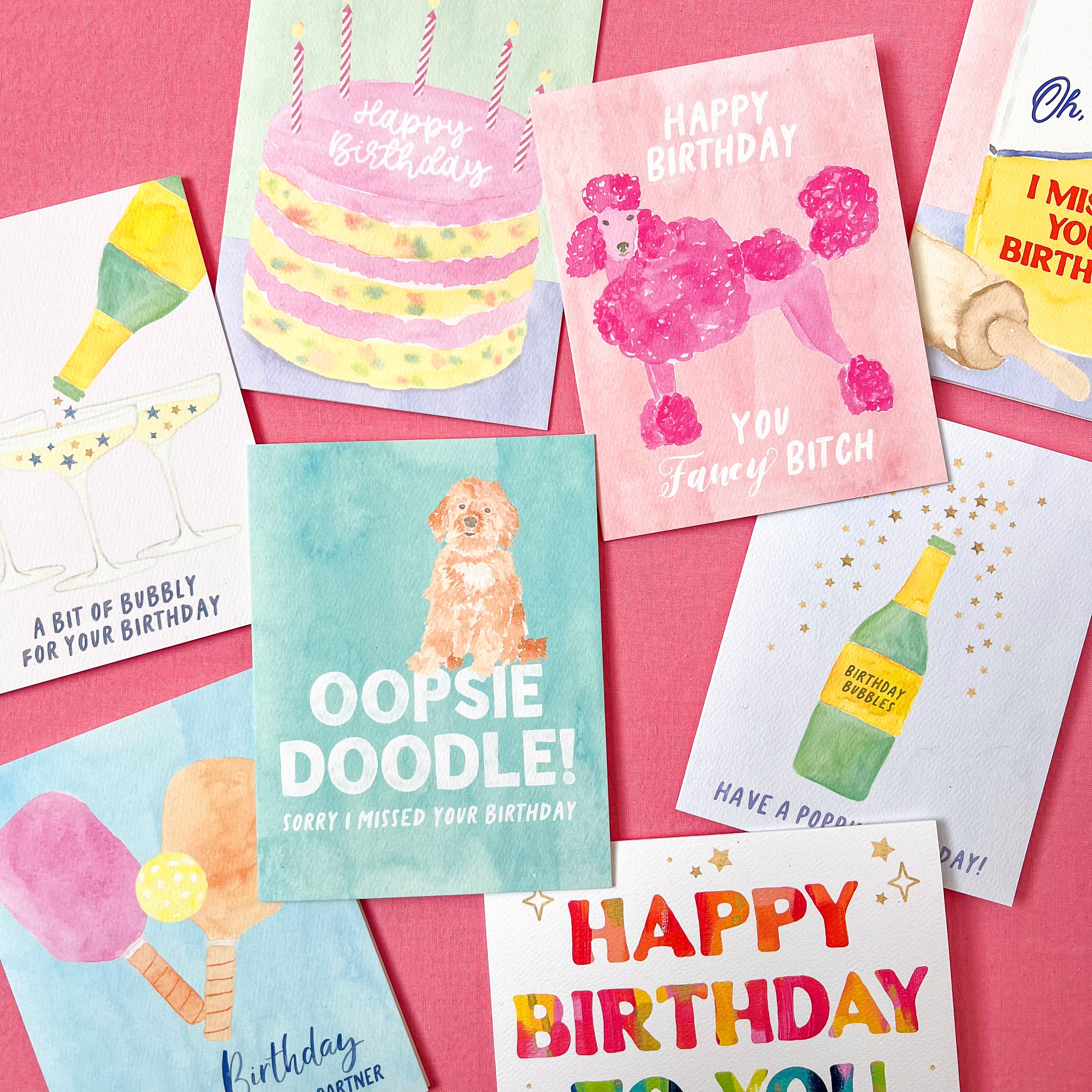Happy Birthday Fancy Greeting Card