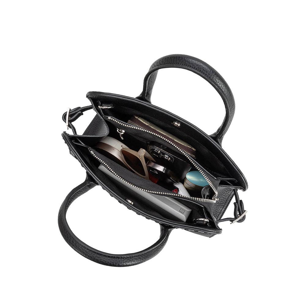 Marlo Espresso Recycled Vegan Crossbody Bag