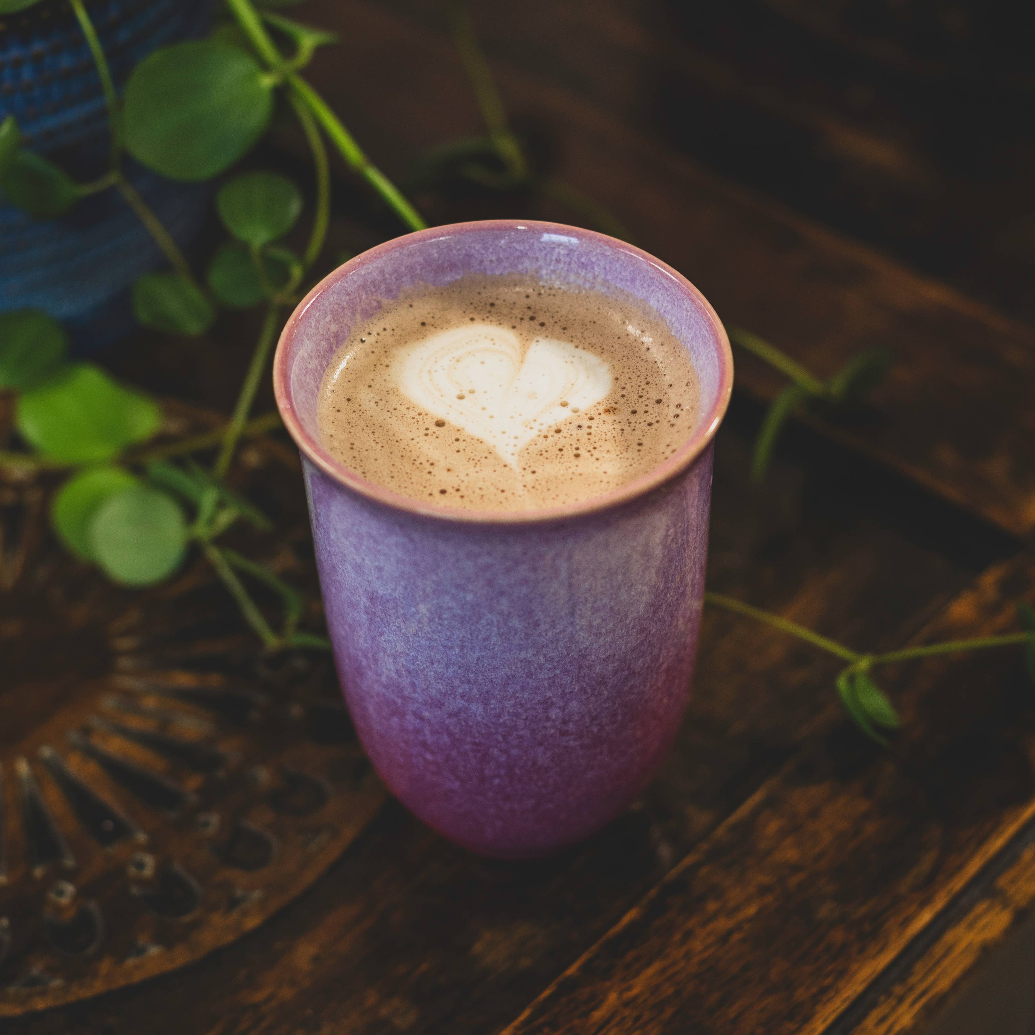 Astral Bloom Ceramic Travel Mug – 12 oz