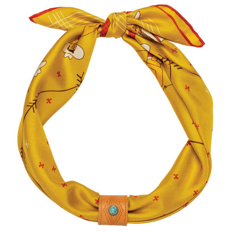 Buck Up Buckaroo Silk Scarf