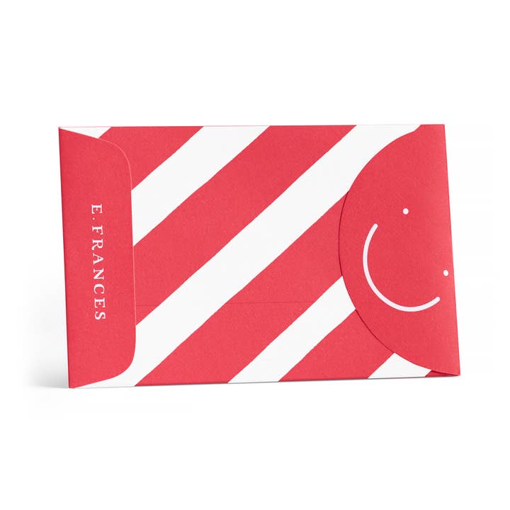 Candy Cane Stripe Little Notes Envelope Set
