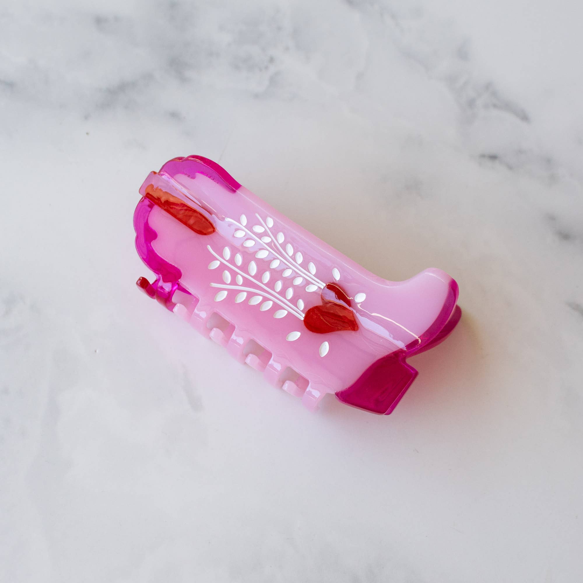 Sweet Heart Cowboy Boot Hair Clip