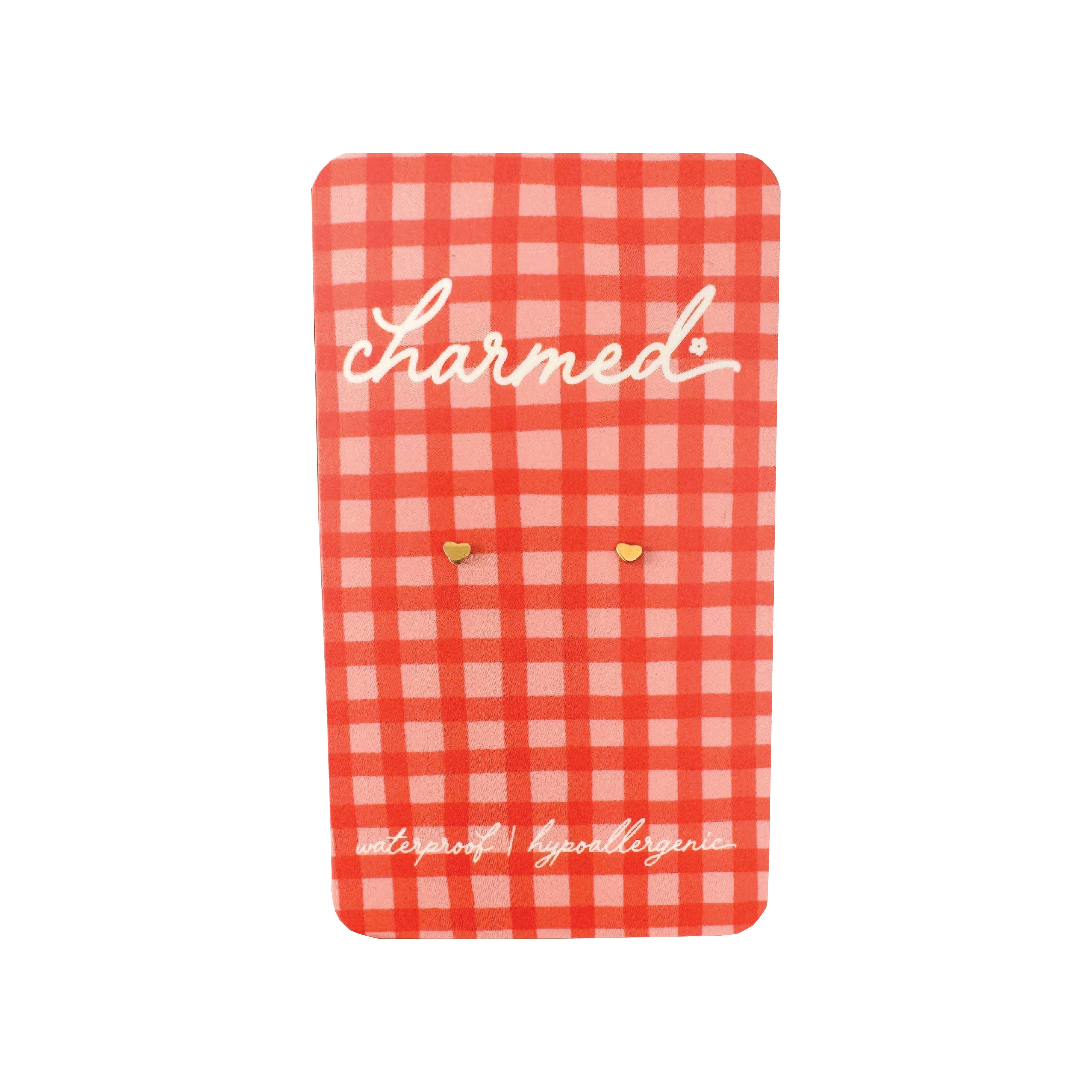 Itty Bitty Hearts Screw-Back Earrings