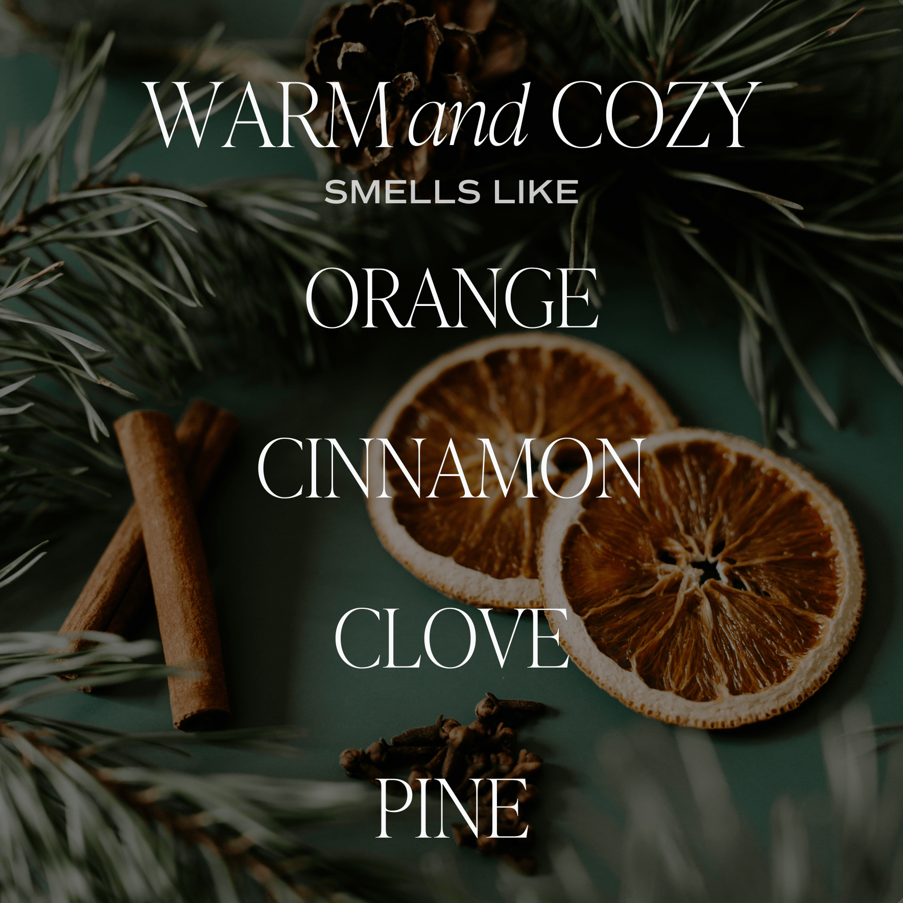 Warm and Cozy Glass Candle