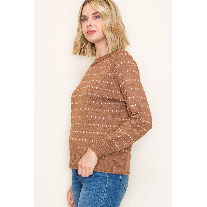 Cinnamon Sprinkle Knit Sweater