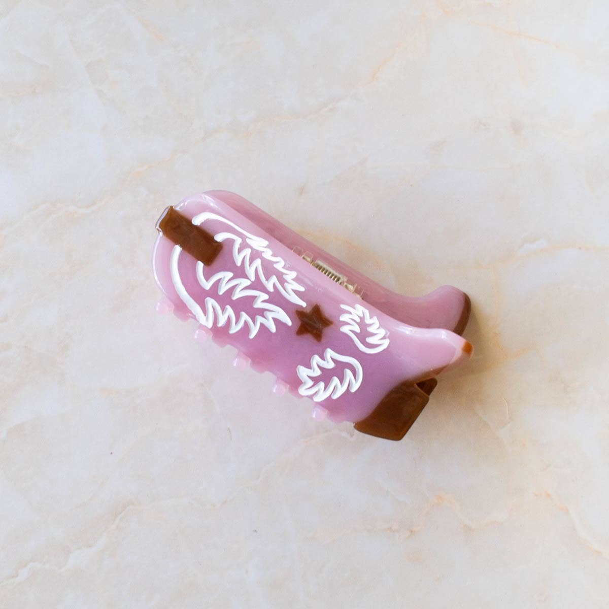 Western Cowboy Boot Hair Clip