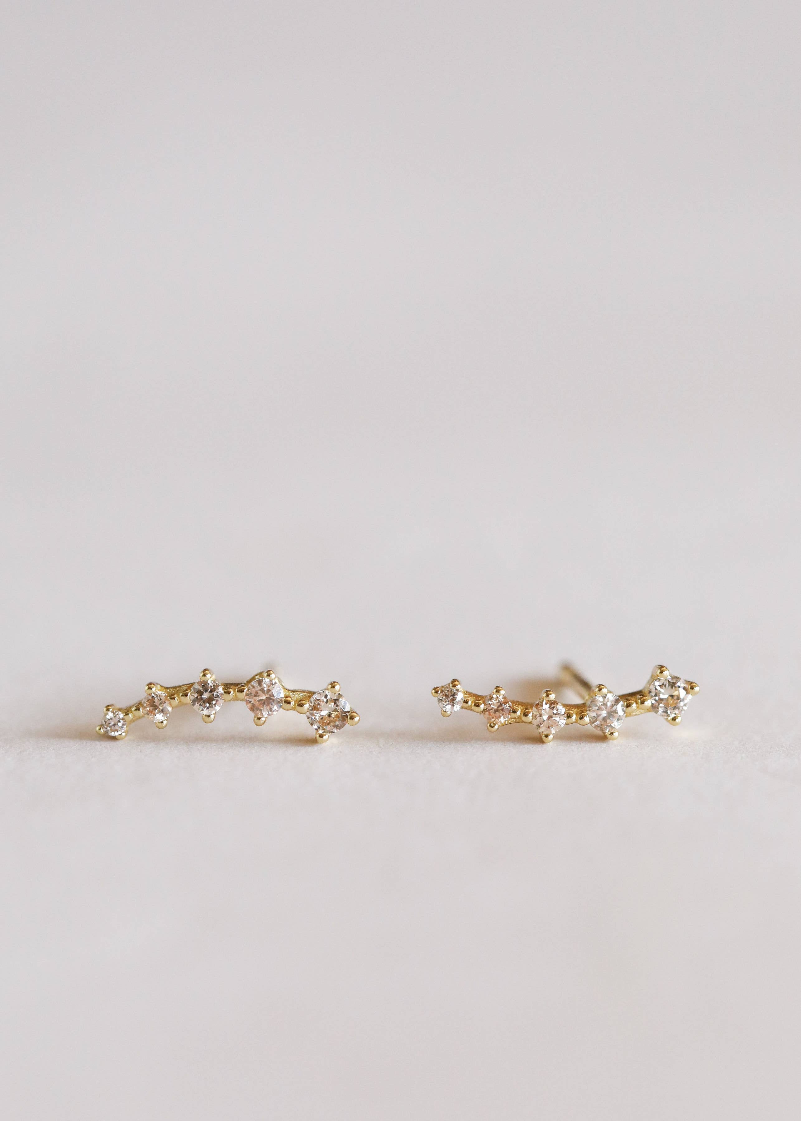 Champagne Crawler Earrings
