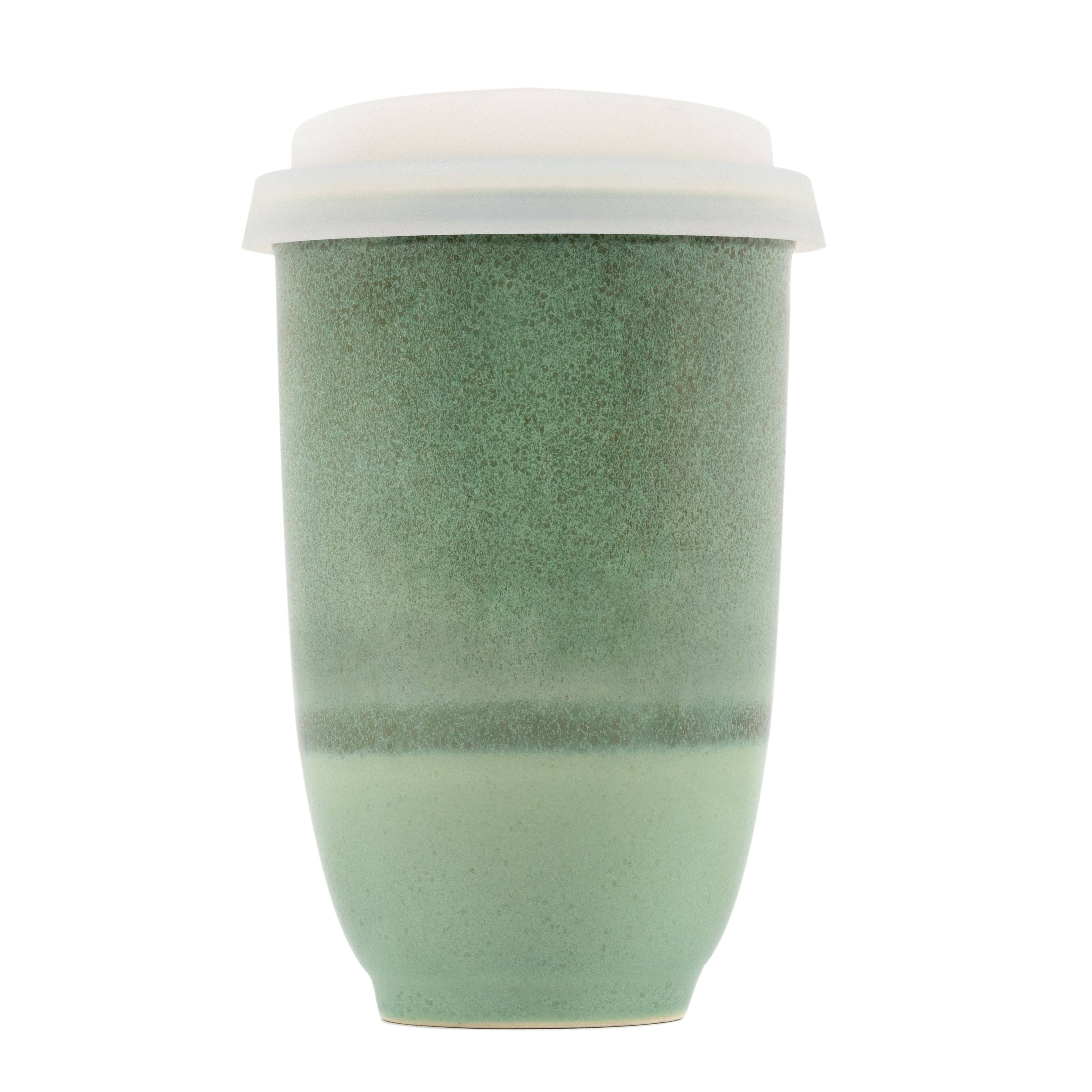 Emerald Ceramic Travel Mug – 12 oz