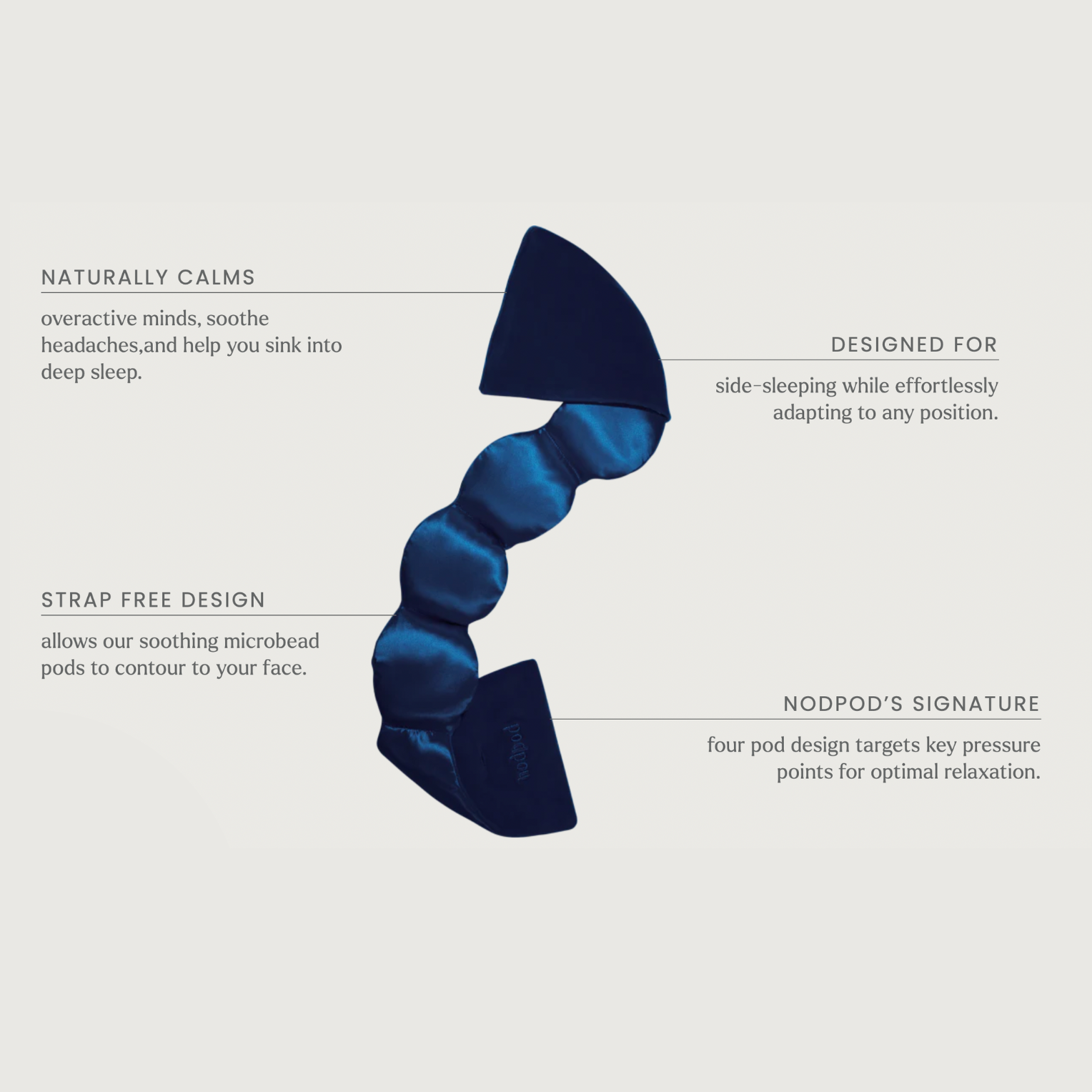 Willow Silk Weighted Sleep Eye Mask