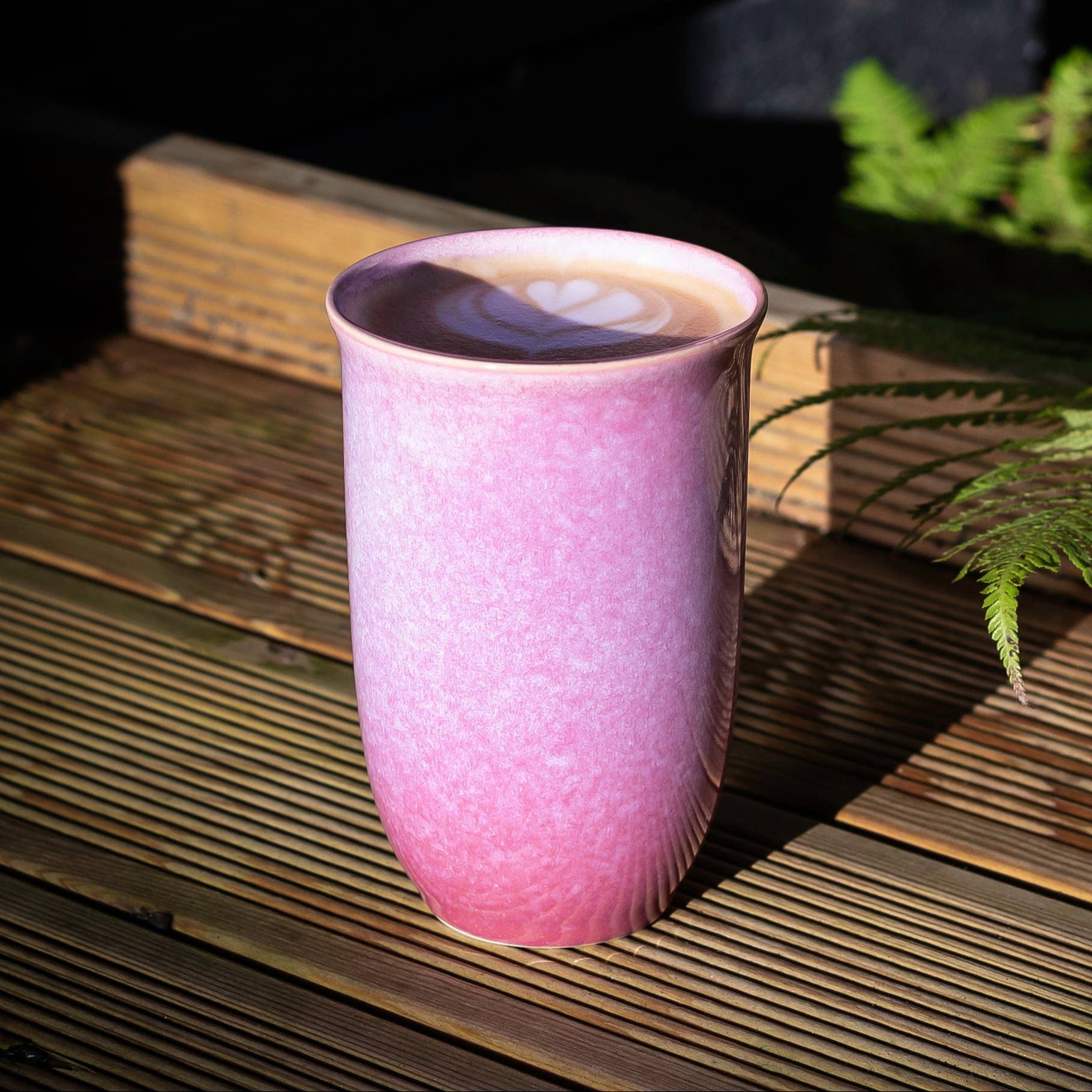 Astral Bloom Ceramic Travel Mug – 12 oz
