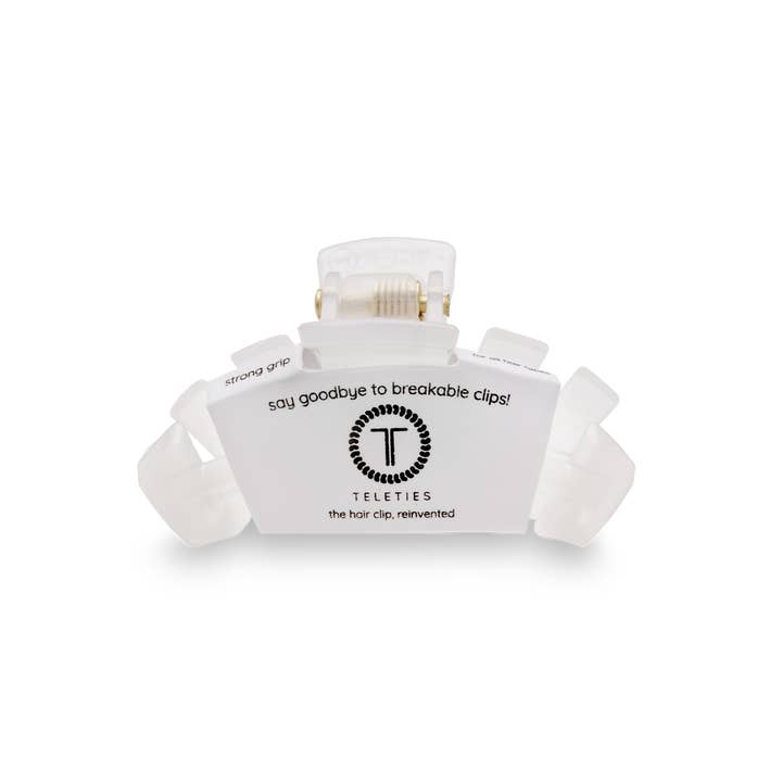 Coconut White Teleties Hair Clip