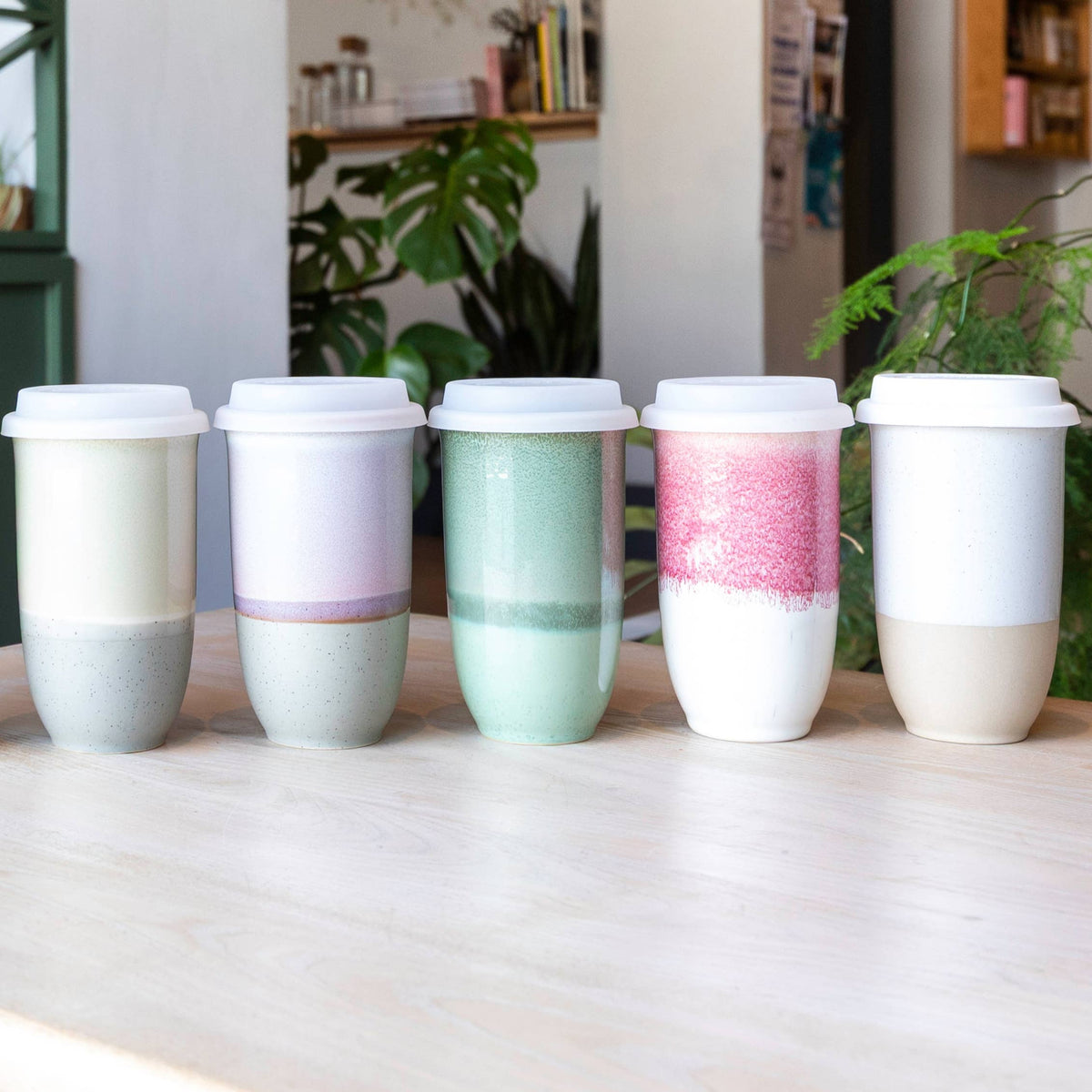 Emerald Ceramic Travel Mug – 16 oz