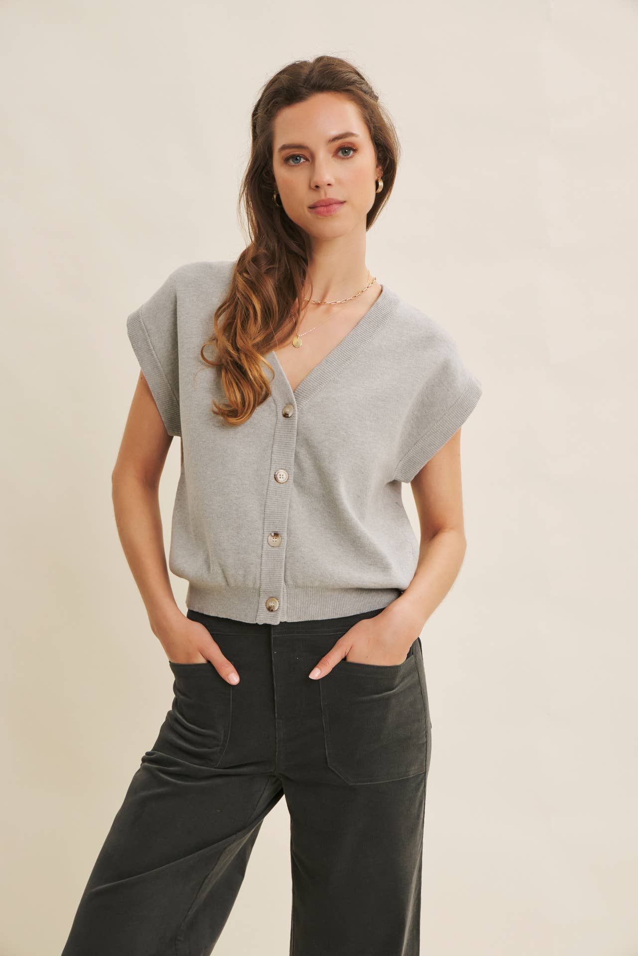 Ginger Spiced Corduroy Wide Leg Pants